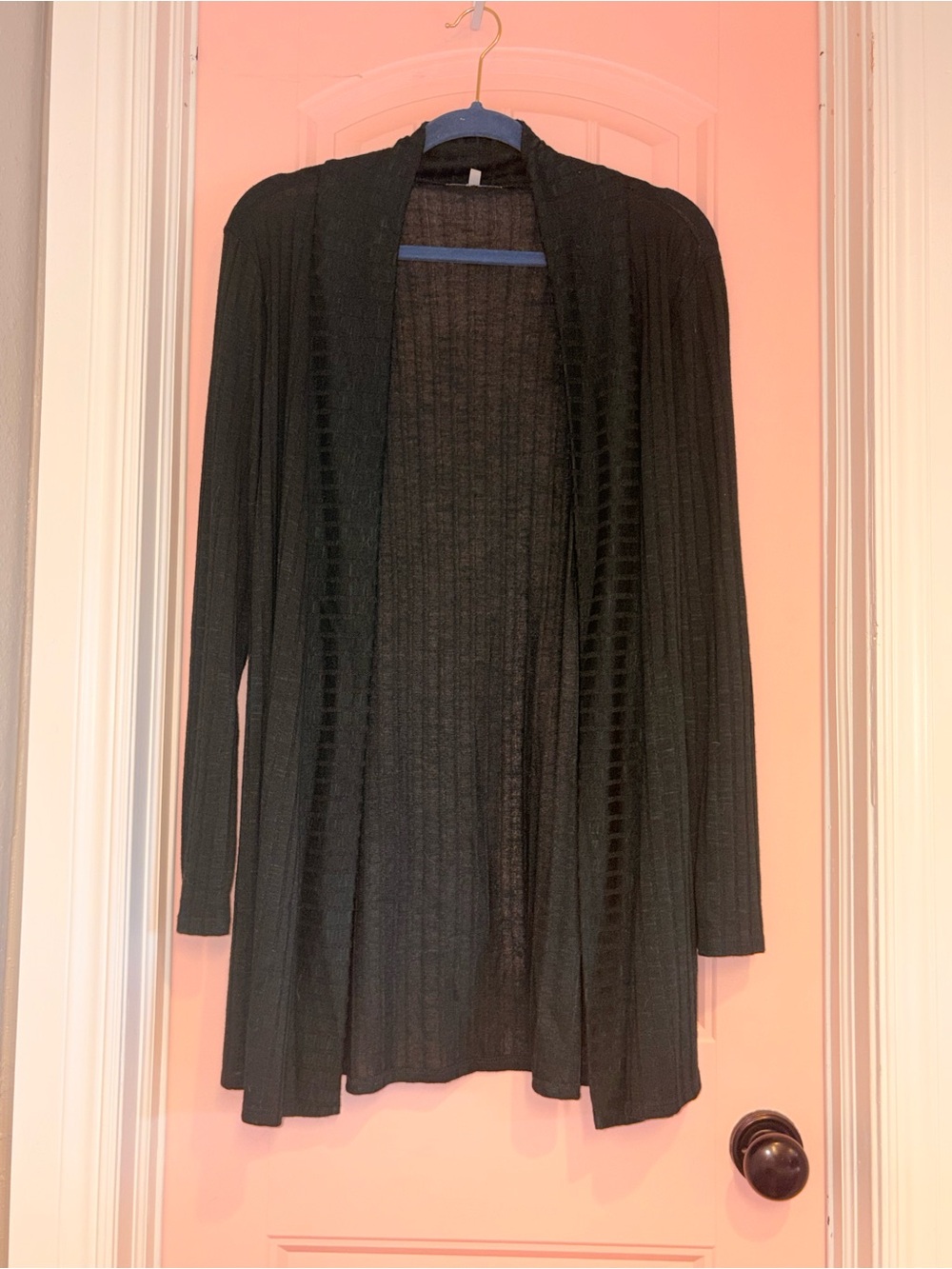 Deep Green Lightweight Open Cardigan - Size Medium